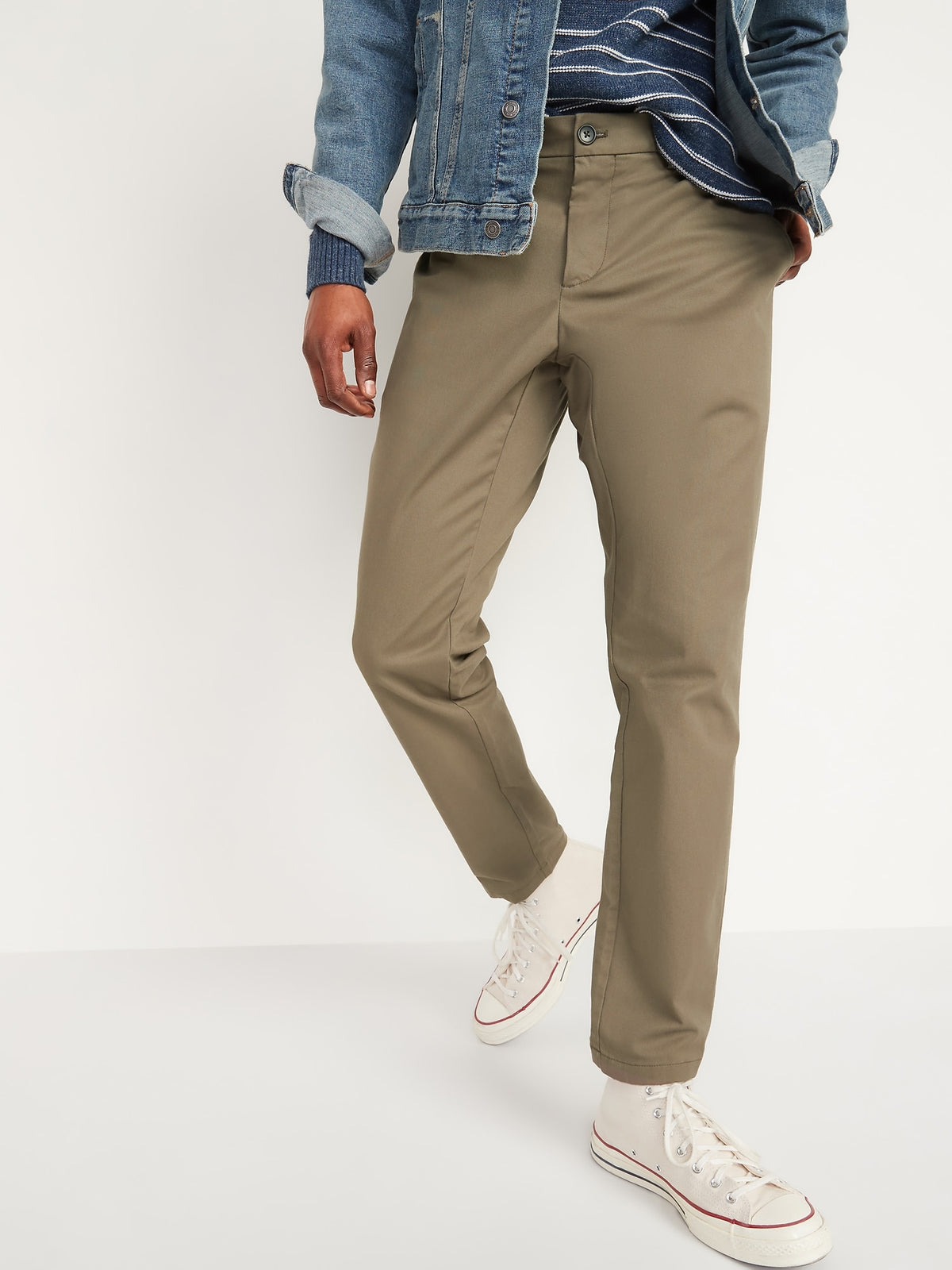 Buy online Men Solid Olive Cotton Chinos Casual Trouser from Bottom Wear  for Men by Swag Rider for ₹499 at 69% off | 2024 Limeroad.com